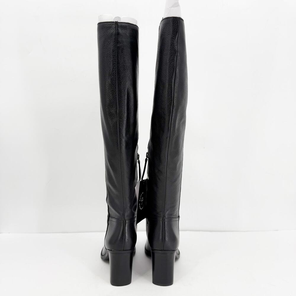 Naturalizer Womens Kyrie Knee High Boots US 8.5 M Wide Calf Black Leather NIB - Picture 9 of 11